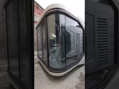 Hỏa chống capsule Prefabricated Glamping Pods Nhà 29,6m2