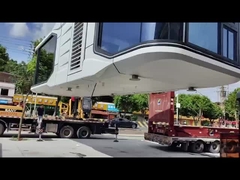 8.5 Meter Space Capsule House Ngôi nhà Pod Prefabricated Ngôi nhà chống gió