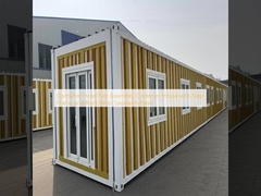 Container Hotel Fast Assembly Container House với khung thép và Rock Wool Sandwich Panel