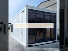 Hơn 20 năm độ bền được đảm bảo Nhà container vận chuyển có thể mở rộng cho Khách sạn container