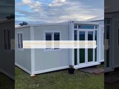 Nhà lắp ghép có thể mở rộng, tùy chỉnh với khung thép mạ kẽm