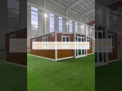 Nhà gấp di động bằng thép container 20ft/40ft có thể tùy chỉnh