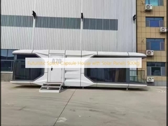 Ngôi nhà không gian tương lai với tấm pin mặt trời 500kg