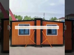 700mm nhà gấp Prefab với cấu trúc thép chống cháy