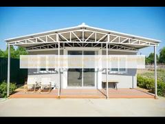 Nhà container mở rộng 40ft với diện tích sử dụng 72m² Màu sắc tùy chỉnh và Hệ thống ống nước sẵn sàng sử dụng