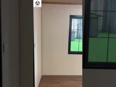 Kiểu dáng hai cánh trên phẳng 20ft với trang trí tinh xảo bằng tấm ốp nhôm