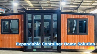 Nhà container có thể gập lại Không gian sống có thể mở rộng 20ft