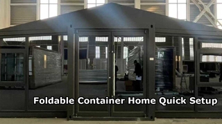 Thiết lập nhanh tại nhà container 20ft có thể gập lại