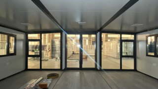 Nhà container 20ft có thể gập lại Thiết lập dễ dàng