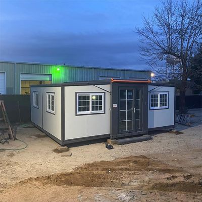 Mua Khu vực sàn 56 mét vuông và nhà chứa có thể mở rộng chiều dài 30ft với mái bằng thép mạ sản xuất trực tuyến