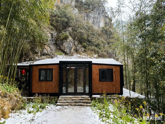 Mua 20ft Foldable Container House with Hot Dip Galvanized Frame Thermal Break Aluminum Windows and Dry Wet Separated Bathroom online manufacture