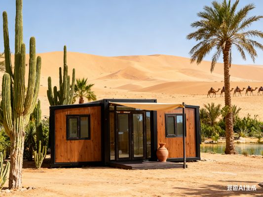 Mua Heavy-Duty Foldable 20ft Container with Bathroom Wet-Dry Separation and Optional 18mm Thick Fireproof Cement Fiber Floor sản xuất trực tuyến