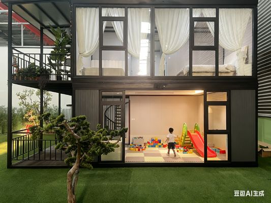 Mua 2 KN/m2 Lượng đất được phép Nhà tiền chế có thể mở rộng với độ bền mạnh mẽ và lâu dài và thiết kế chống thấm nước và thời tiết sản xuất trực tuyến