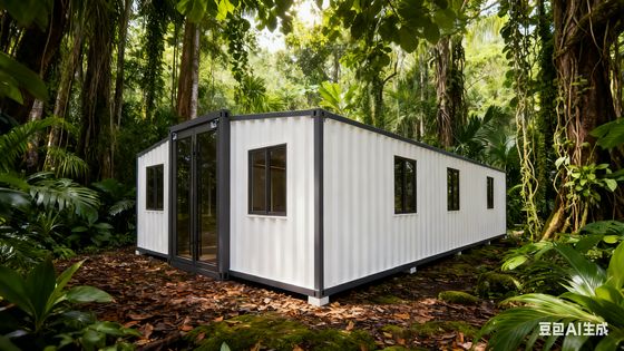 Mua Modern 40ft Expandable Container Home with Bamboo Plywood Flooring and Fireproof Center Floor sản xuất trực tuyến