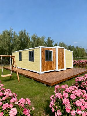 Mua Expandable Prefab Homes with 2 KN/m2 Floor Loading Suitable for 2-4 People and 12KW Power Consumption sản xuất trực tuyến
