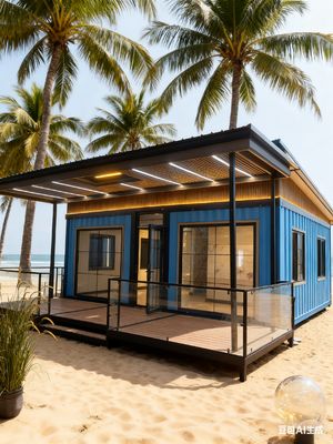Mua Expandable Container House with 5.5 Tons Net Weight 100mm Thick Wall and Thermally Broken Aluminum Inverted Window sản xuất trực tuyến