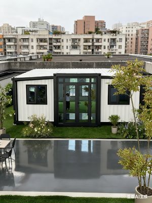 Mua Compact 18.5 Square Meters Foldable Modular Homes with 75mm EPS Sandwich Panels and More Than 30 Years Life sản xuất trực tuyến