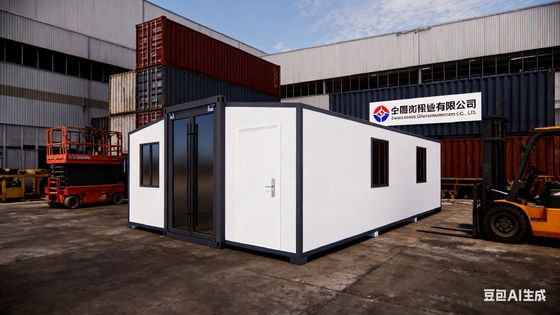 Mua 3.75 Tons 56 Square Meters Prefab Folding House with More Than 30 Years Lifespan and Foldable Container House Design sản xuất trực tuyến