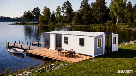 Mua 56 Square Meters Prefab Folding House with 75mm EPS Wallboard and 30 Years Lifespan for Durable Living sản xuất trực tuyến
