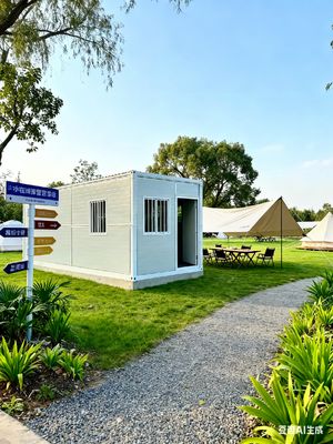 Mua Thermal Insulation 0.043W/m.K Flat Pack Folding House with 5630*2230*2515mm Inside Dimensions and 0.5KN/㎡ Wind Resistance sản xuất trực tuyến