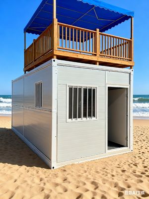 Mua 2 Bedroom Flat Pack Folding House with 0.5KN/㎡ Wind Resistant and Level 8 Seismic Performance sản xuất trực tuyến