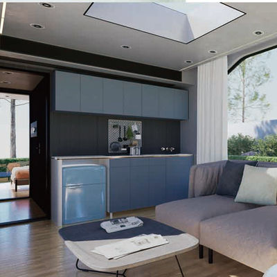 Nhà di động dạng con nhộng vũ trụ 8 tấn với khung thép mạ kẽm