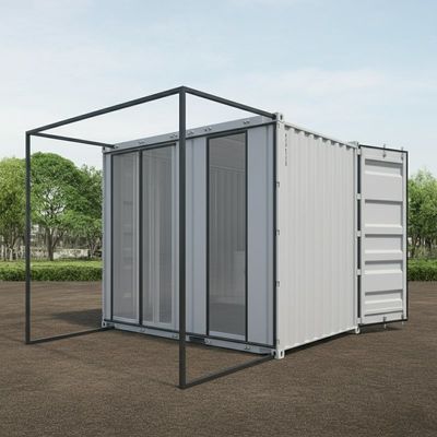 Thép mạ đúc mô-đun chuyển đổi container vận chuyển Nhà tùy chỉnh