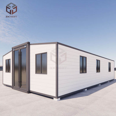 Nhà container vận chuyển mở rộng 40 feet Prefab cho các công trường xây dựng