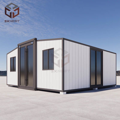 Toàn bộ hàn thép xanh gấp 20ft Container Cabin House OEM