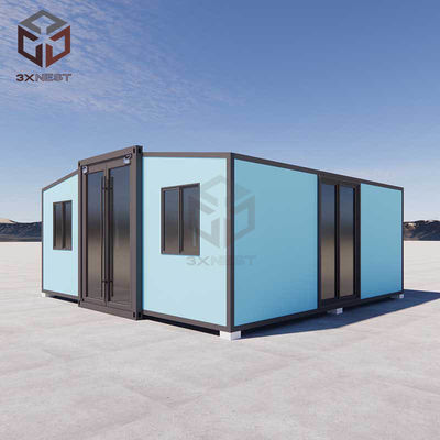 Đồ cầm có thể gập nhà container Gập ra cabin Prefab chống thời tiết