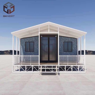 Nhà di động Prefab với ban công cho không gian kinh tế và linh hoạt