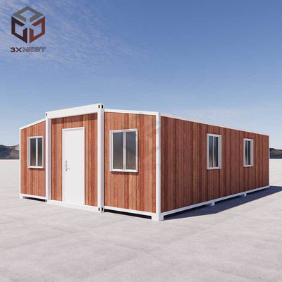 Trình chứa mở rộng 40ft có thể di chuyển cửa sổ kính kép