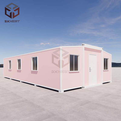 Sắp cài đặt 40ft Thùng chứa mở rộng Nhà Nhà chống thời tiết