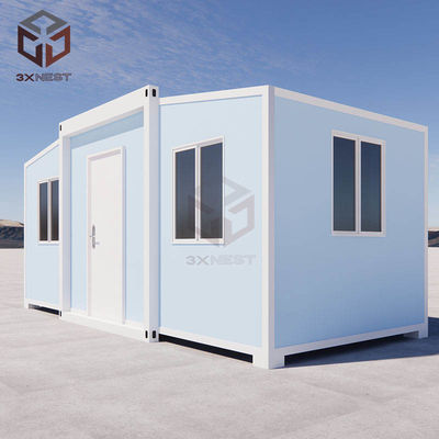 Lắp ráp hai phòng ngủ Prefab mở rộng nhà di động 10ft