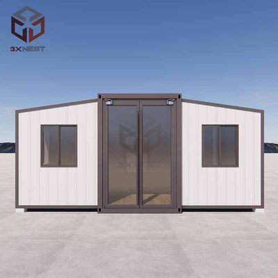 30FT Luxury Expandable Container House Nhà khởi động với nhà bếp và phòng tắm