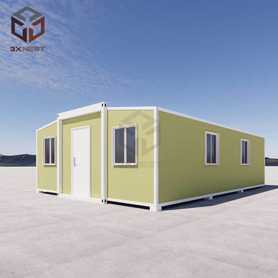 Nhà container mở rộng có thể di chuyển 30ft được chế tạo sẵn với bảng tường EPS