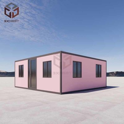 Nhà container mở rộng 20ft với sàn PVC