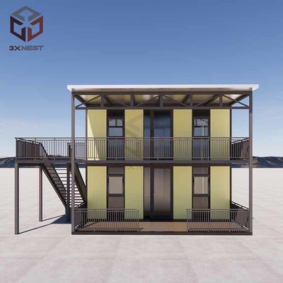 Nhà chứa 20ft Prefab Flat Pack với sàn gạch gốm