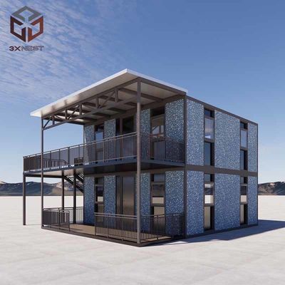 Phòng chống gió nhà gấp mô-đun Flat Pack Prefab House OEM