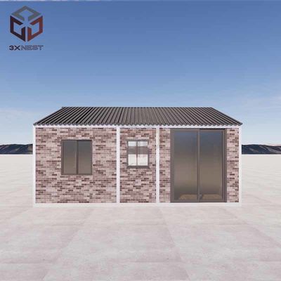 Luxury Prebuilt Flat Pack nhà gấp có thể mở rộng container EPS sandwich panel