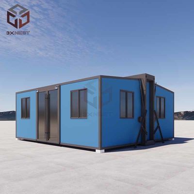 Nhà gấp nhỏ chống động đất 27.5m2 2 phòng ngủ 1 nhà vệ sinh