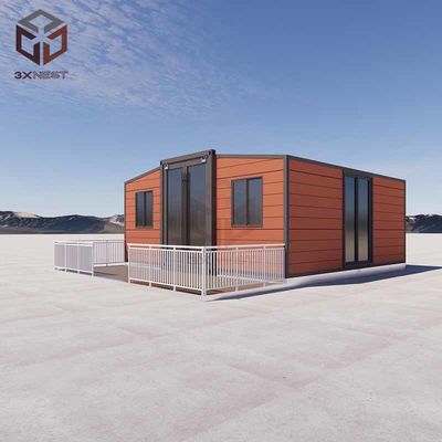 20FT Nhà được chế tạo sẵn với cửa thép / nhôm