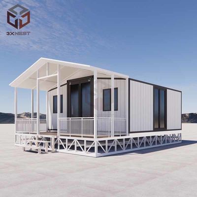 Nhà thùng thép EPS có cánh hai cánh mở rộng