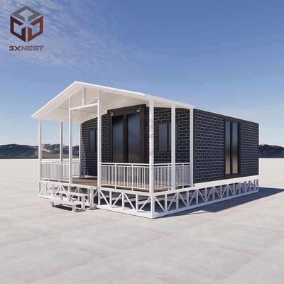 Nhà container hai cánh với ban công Giải pháp nhà ở sáng tạo và bền vững