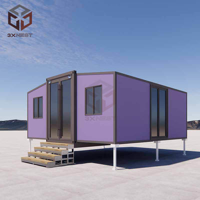 Nhà thùng chứa mở ra ngoài trời Prefab cho nhà tạm thời 20FT