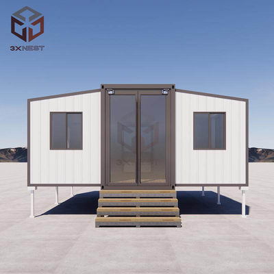 Sản xuất trước có thể gập 20ft container nhà đa phòng đơn vị tùy chỉnh