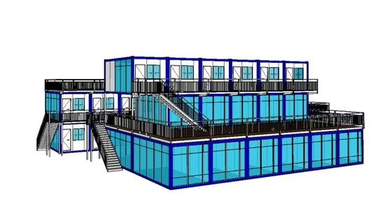 Thép mạ mạ mô-đun gấp ra mở rộng Starter Home cá nhân hóa
