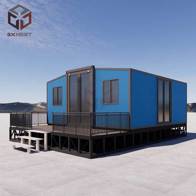 20FT Premade Mobile nhà gấp thùng Rockwool sandwich Panel tường