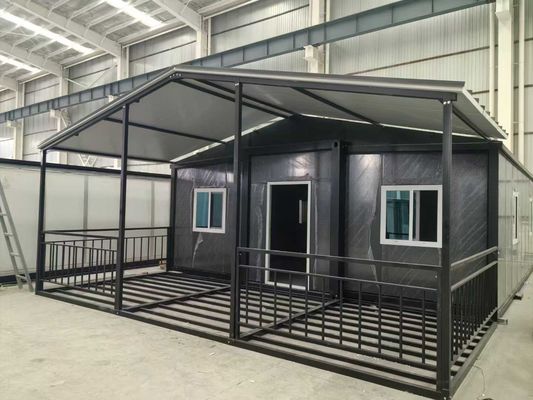 Nhà container mở rộng 30FT với cửa sổ trượt hợp kim nhôm và cách nhiệt bọt polyurethane 3.75 tấn trọng lượng ròng