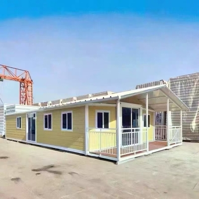 Nhà gấp thép tiền chế tùy chỉnh, chịu được gió cấp 11